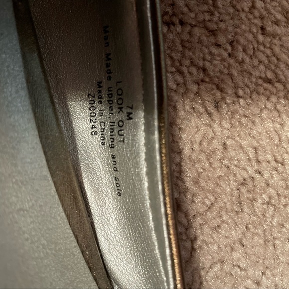 kenneth cole reaction bronze flats with buckle detail -  7 - Picture 3 of 3